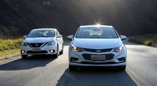 Comparativo Nissan Sentra 2021 e Chevrolet Cruze 2021: qual escolher?